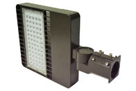 100W Aluminum LED Parking Lot Lighting IP65 Bracket For Square / Round Pole, wall