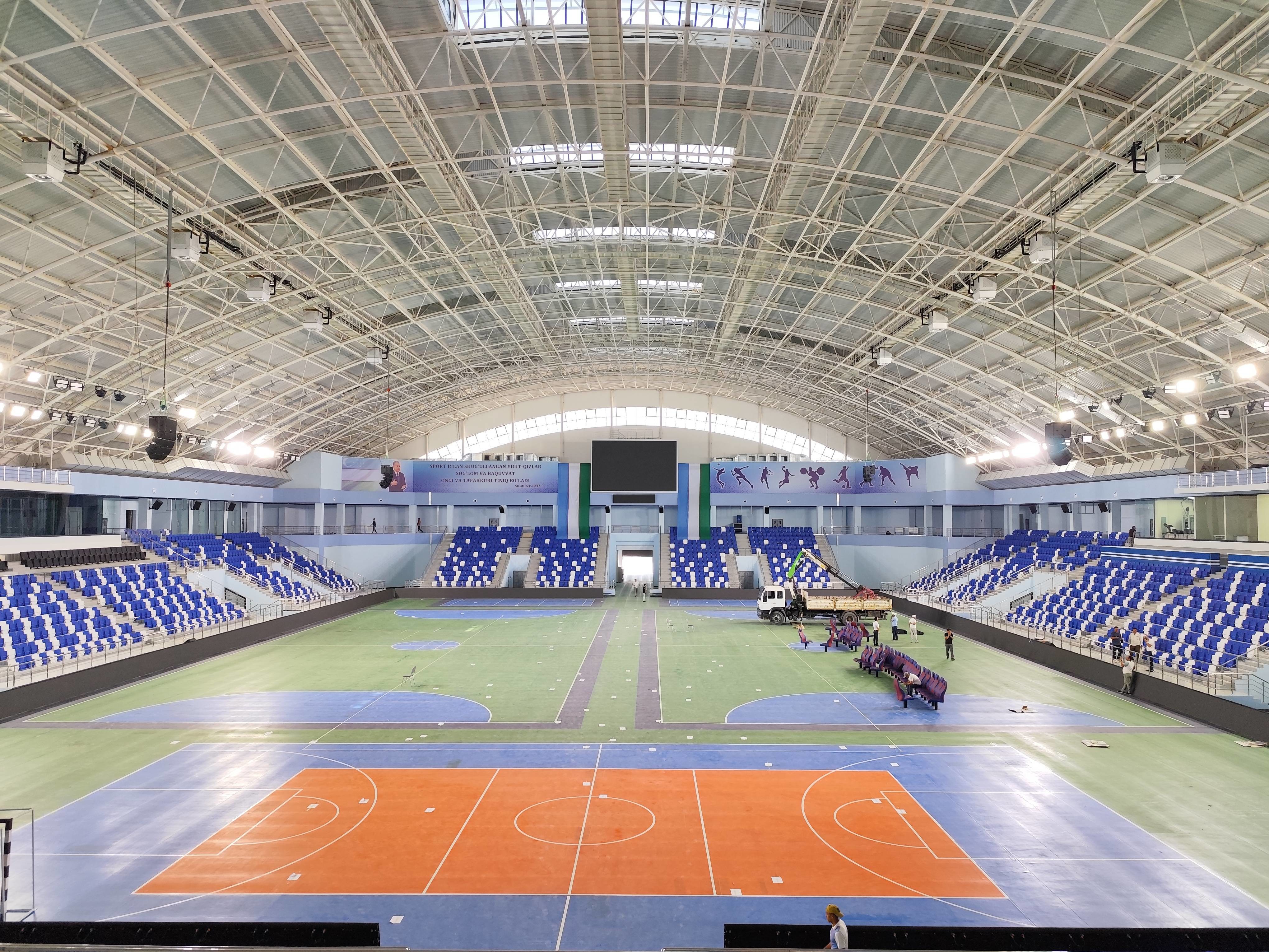 Latest company case about Case - Lighting Success at the FIFA Futsal Indoor Football Tournament in Bukhara, Uzbekistan!