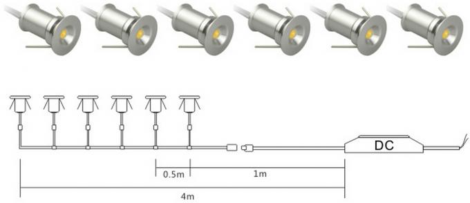 Mini Dimmable LED Down Lights IP44 LED Spotlight
