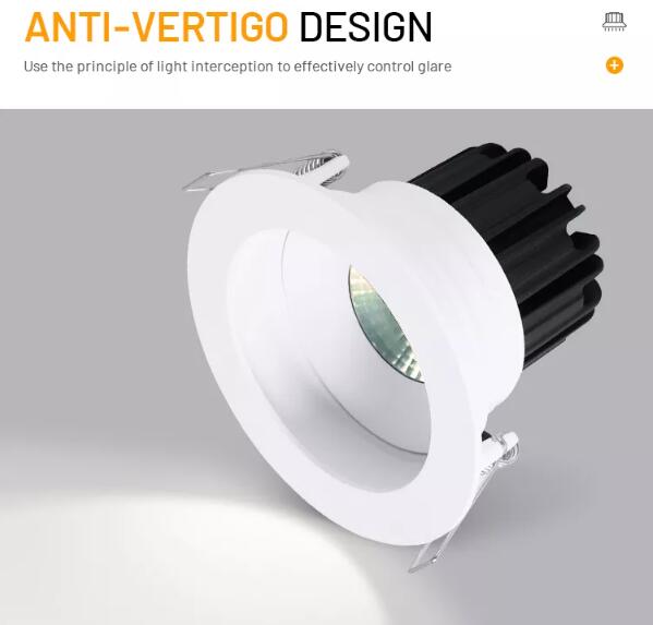 Flicker Free 88mm Hole LED Ceiling Spotlights 8W 10W For Bathroom