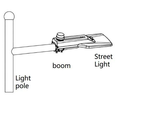 200W/210W/240W Compact Design with Self-Cleaning Function Garden Parking Lot Plaza Wall Highway Overpass Sidewalk Squares Schools LED Street Light