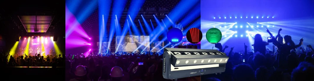LED Wash Laser Spot Stage Light With Wash Lasers Lighting Spot Projection Multifunctional Hallbar Slow Roll Performin 0