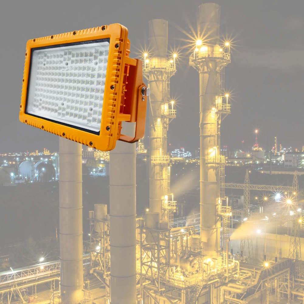 LED Explosion Proof Light Atex Certified High Power ADC12 Aluminum Housing Zone 1 Zone 2 LNG Gas Station Oil Industry 13