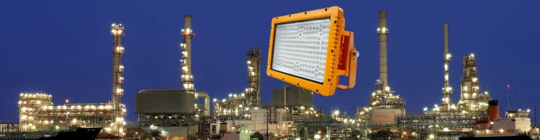 LED Explosion Proof Light Atex Certified High Power ADC12 Aluminum Housing Zone 1 Zone 2 LNG Gas Station Oil Industry 14