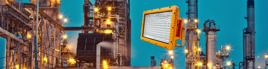 LED Explosion Proof Light Atex Certified High Power ADC12 Aluminum Housing Zone 1 Zone 2 LNG Gas Station Oil Industry 16