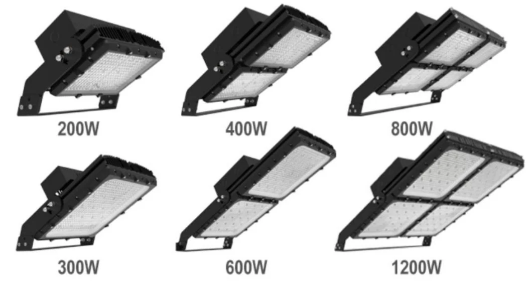 Factory Price IP67 5 Years Warranty Vertical Module Design Outdoor Waterproof 400W LED Flood Light for Arena Tennis Basebal Field Court Golf Course