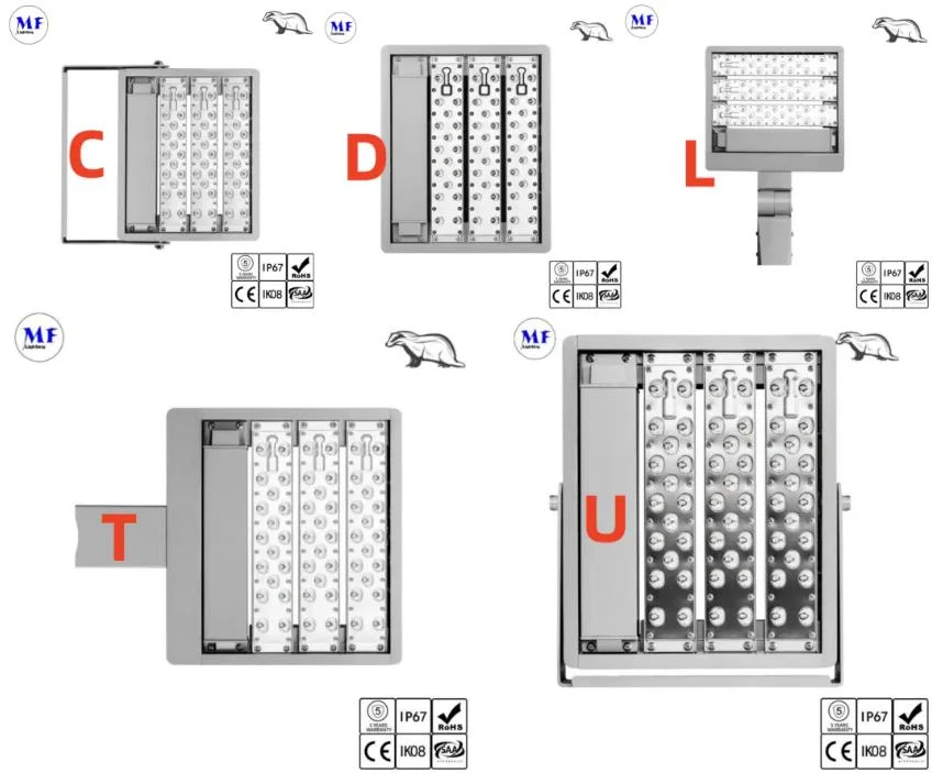 Outdoor Led Street Light  RGB function with remote controller for Tunnel Sea Port Stadium and Outdoor Lighting 5
