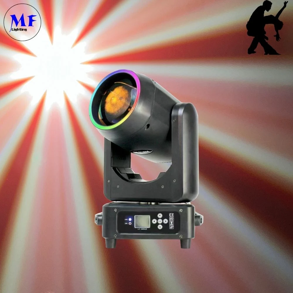 200W LED Spot Stage Light 14 Color Plates+White Light DMX-512 150W 540° Pan LED Effect Laser Dancing Moving Head Lights 0