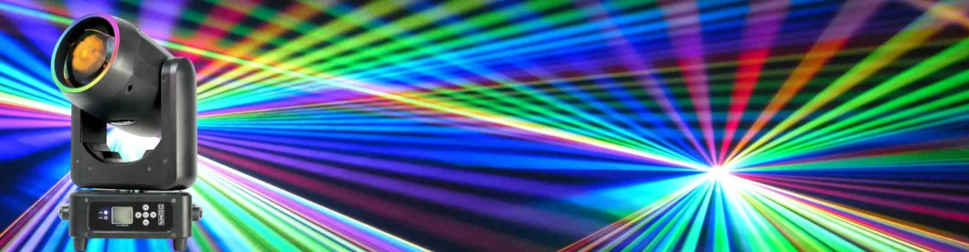 200W LED Spot Stage Light 14 Color Plates+White Light DMX-512 150W 540° Pan LED Effect Laser Dancing Moving Head Lights 11