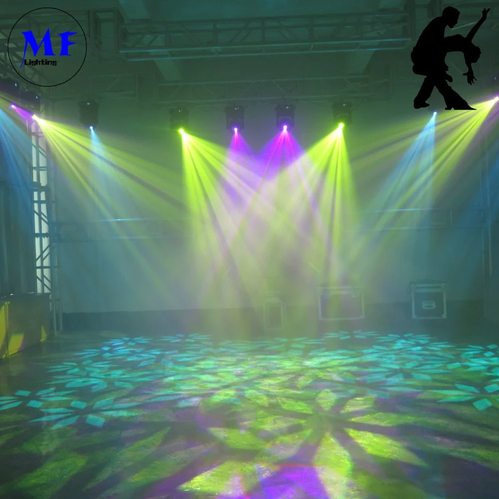 Factory Price 1PCS 150W White LED + 24PCS RGB3 in One Effectmoving Spot Beam Stage Lighting Disco Zoom Moving Head Stage Light