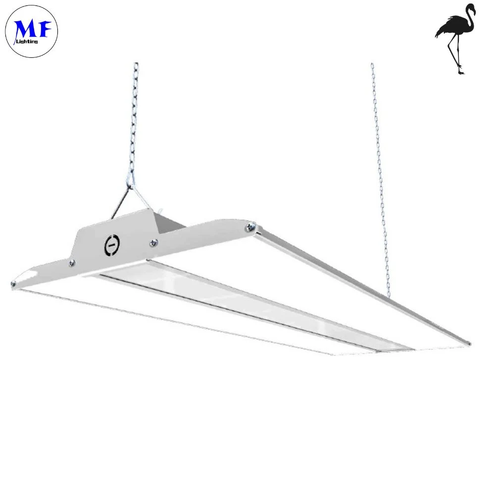 CE/RoHS/ETL 200lm/W Energy Saving 50% with Intelligent Control Linear Highbay Light for Workshop Warehouse Supermarket Shopping Malls