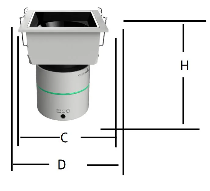 Factory Price 7W 12W 20W Alu. PC Anti Glare IP40 Round Recessed Light Spotlight Ceiling Mounted Down Light for Home Furnishing Corridor Public Areas