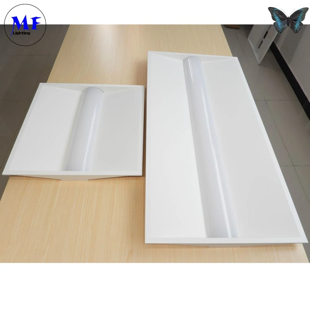 Commercial Lighting LED Panel Light Ceiling Troffer Light Fixtures 50W 2*4FT Flame-Retardant Anti Glare Dimmable Ceiling 5