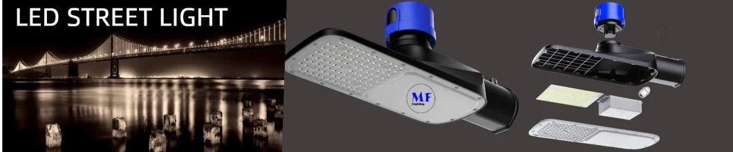 Waterproof SKD Weatherproof 30W 50W 150W 200W 300W Smart Control Photocell Surge Protection Dali Dimming LED High Way Lighting LED Parking Lot Street Light