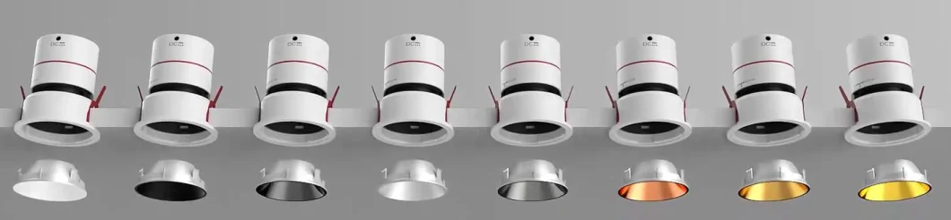 Recessed Downlight Interior Lighting LED Ceiling Grill Down Light With Reflector 7W 12W 20W 2inch 3inch 4inch IP40 7