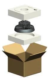 NSF Approved UFO LED High Bay Light  IP66 Easy Cleaning  60W 100W 150W 200W 10