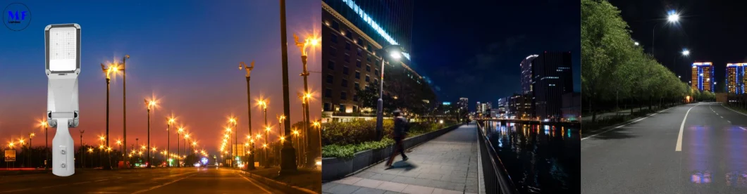LED Flood Street Light With Support Smart Control 100W 0-10V Dim Die Casting Aluminum Waterproof IP65 175lm/W 20