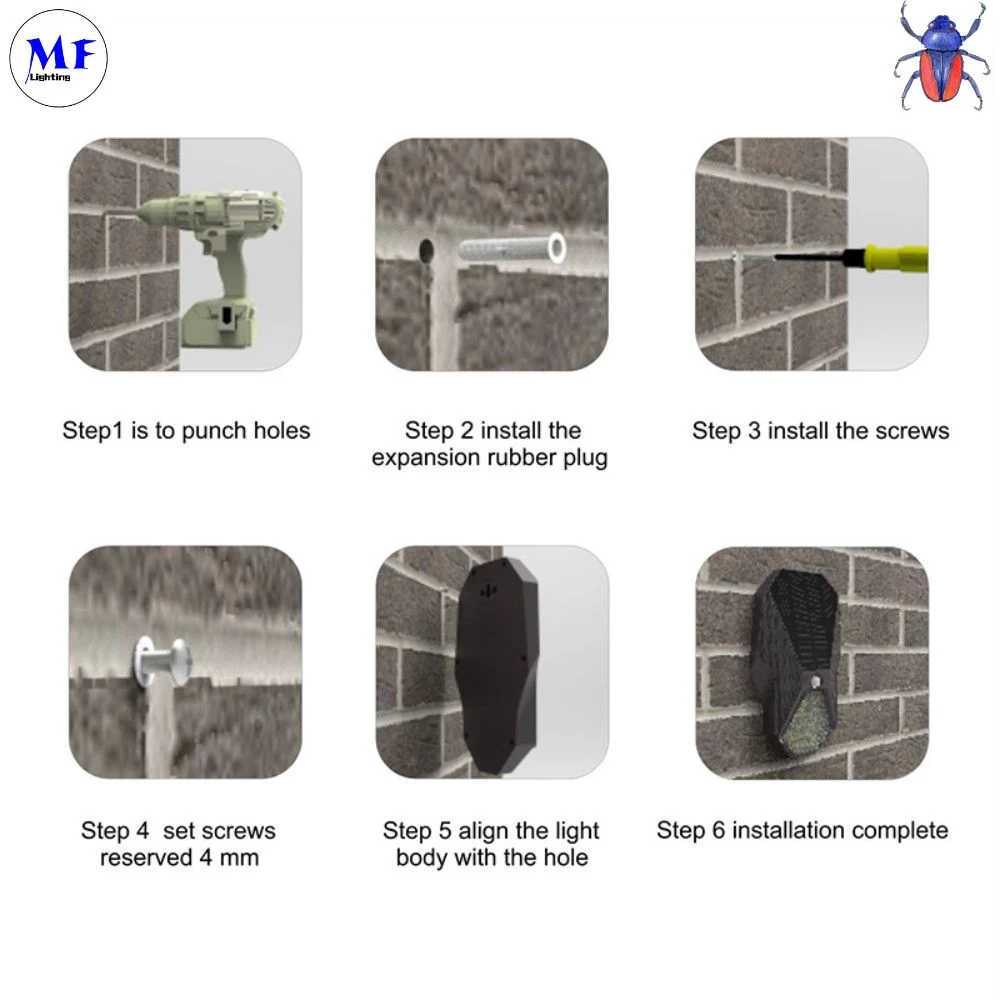Outdoor Lighting Security Lights Garden Light Waterproof IP65 CE RoHS Good Quality Solar Lights Outdoor LED Dusk To Dawn 5