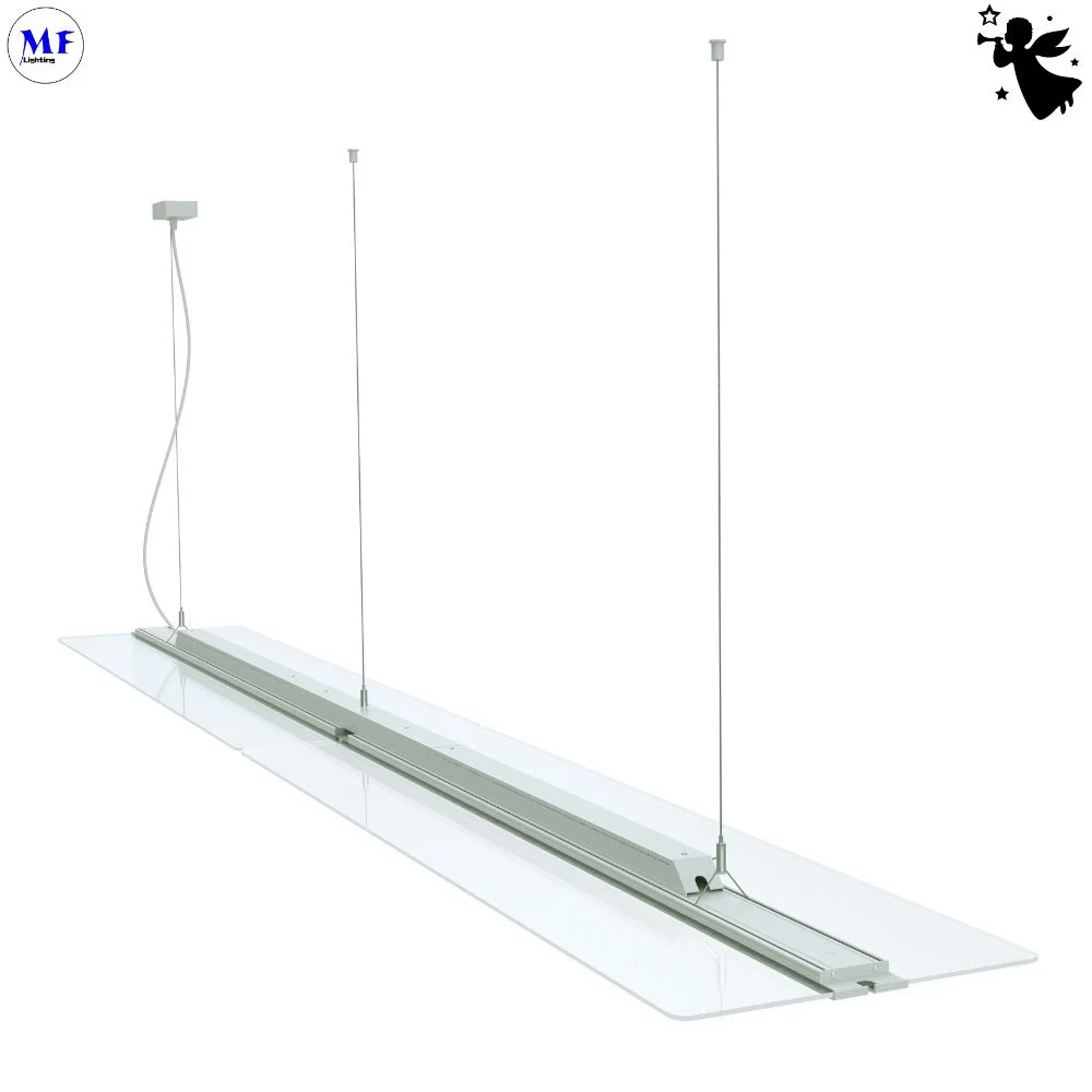 Hanging LED Pendent Panel Light With 50W 60W 75W Smart Dali 0-10V Dimming For Office Hotel Lobby 4