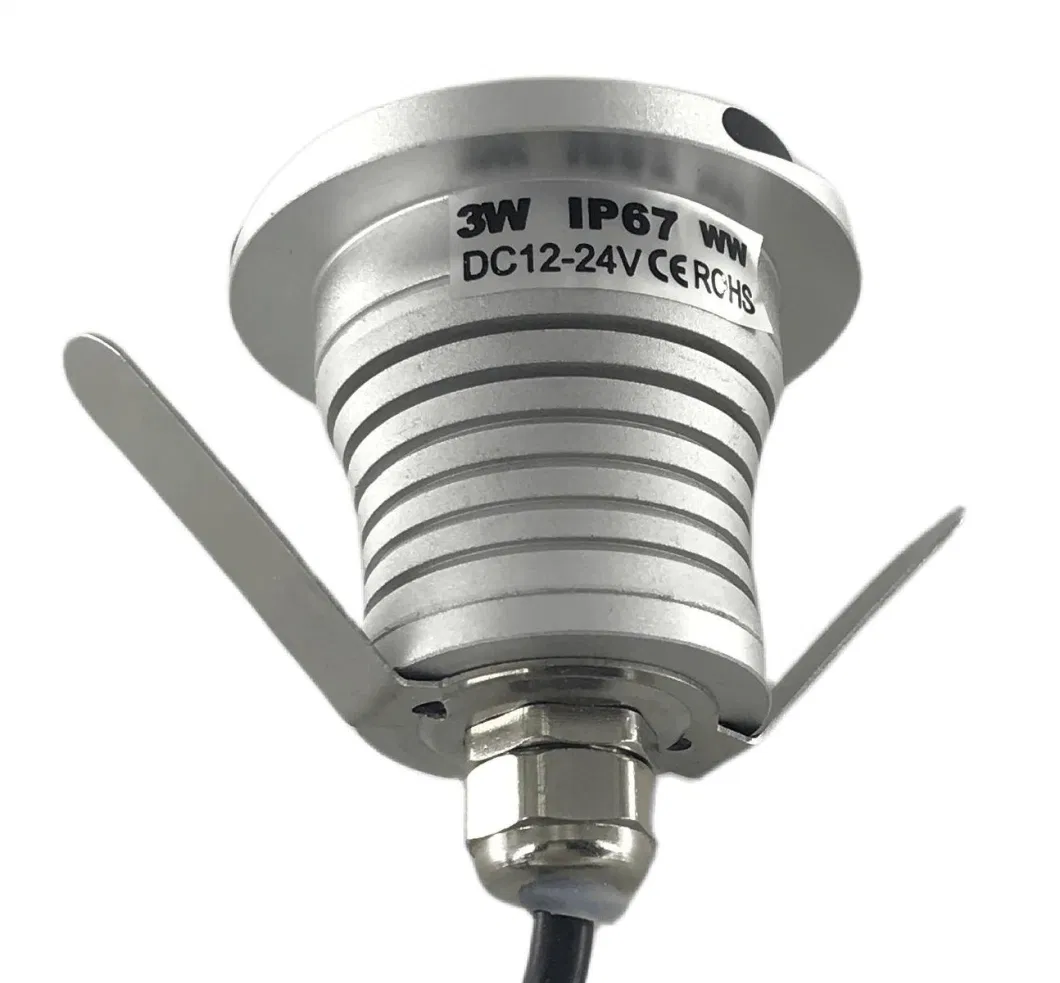 OEM ODM IP67 Outdoor Garden Landscape Buried Underground 6063 Aluminum Deck in Ground Light LED Whirlwind Buried Lights for Outdoor Floor Lamp