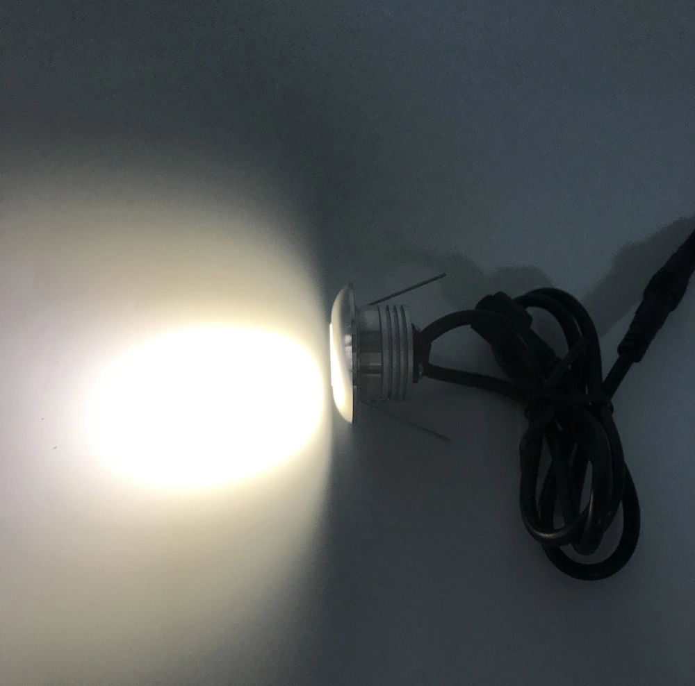 Factory Price IP67 Waterproof Mini LED Underground Floor Deck Spot Lights 1W LED Garden Floor Light Inground LED Outdoor Floor Lamp