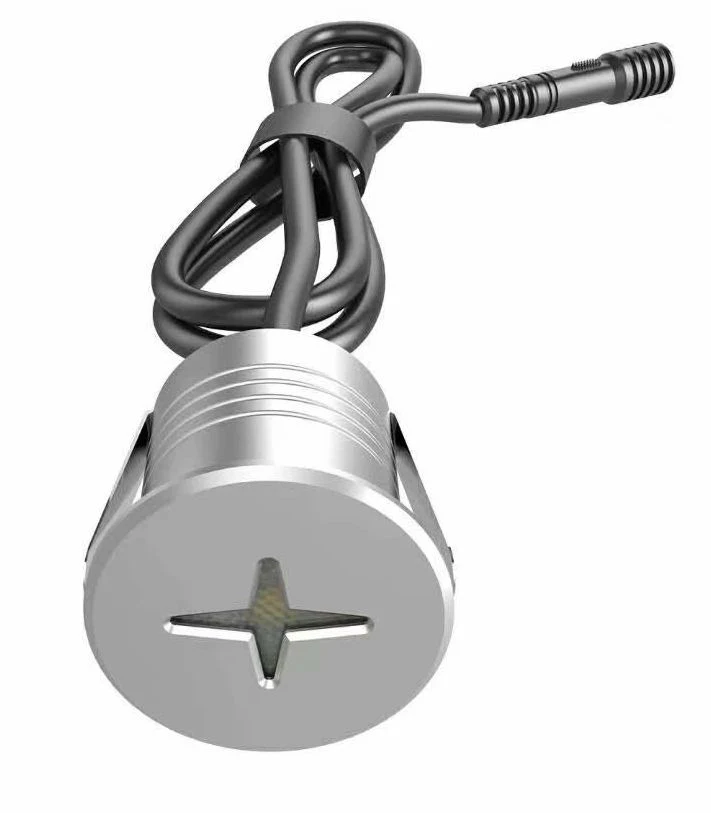 OEM ODM Customized Color 1W Waterproof IP67 Outdoor Deck Inground Lamp Step Ground Buried Lamp LED Cross-Star Buried Light Step Light LED Underground Light