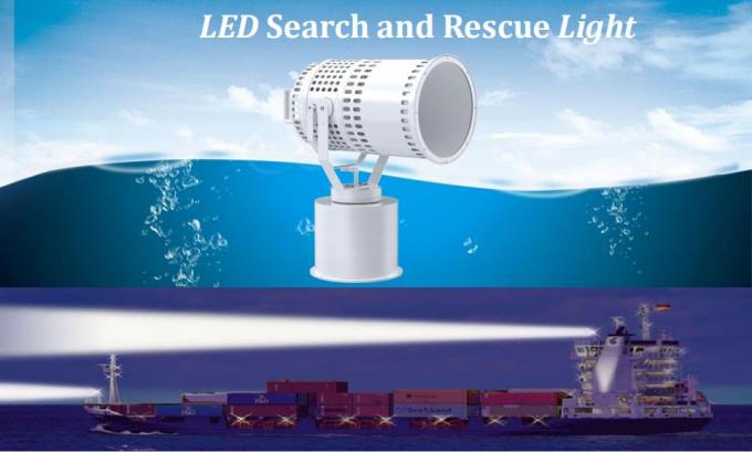 Search And Rescue Rig Lighting Marine LED Search Lamp Searchlight Projector 300W-600W 2km 3km For Sea ...