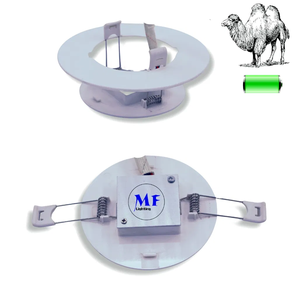 LED Emergency Spot Down Light  ABS PC IP43 3W Back up Lithium Battery for School Hospital Subway Train Stations 13