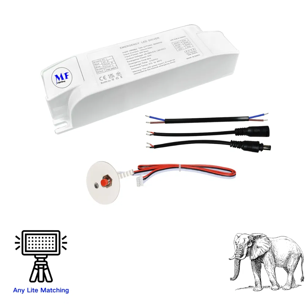 Long Lasting LED Emergency Lighting Kit Driver Power Supply Battery Ballast for Triproof Light 1
