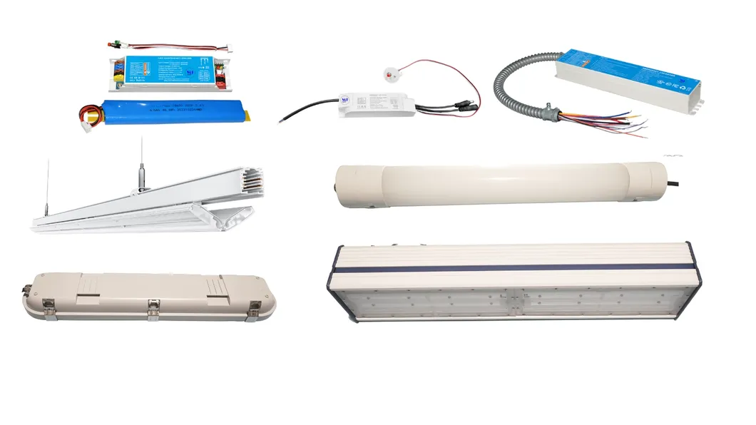 LED Emergency Lighting Ballast Built-in 3-Hour Backup Panic Light Driver For Light 6