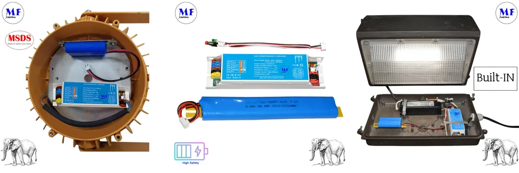 Backup Battery Kit Ballast Power Supply Emergency Driver Lifep04 Li-ion Lithium Nickel Sealed Lead-Acid Hospital Airport 0