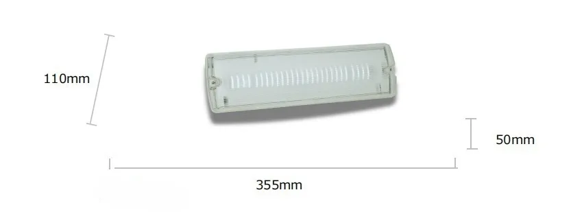 LED Exit Escpe Emergency Panic Light IP66 Hotel Green Shopping Mall Train Station School Supermarket 0