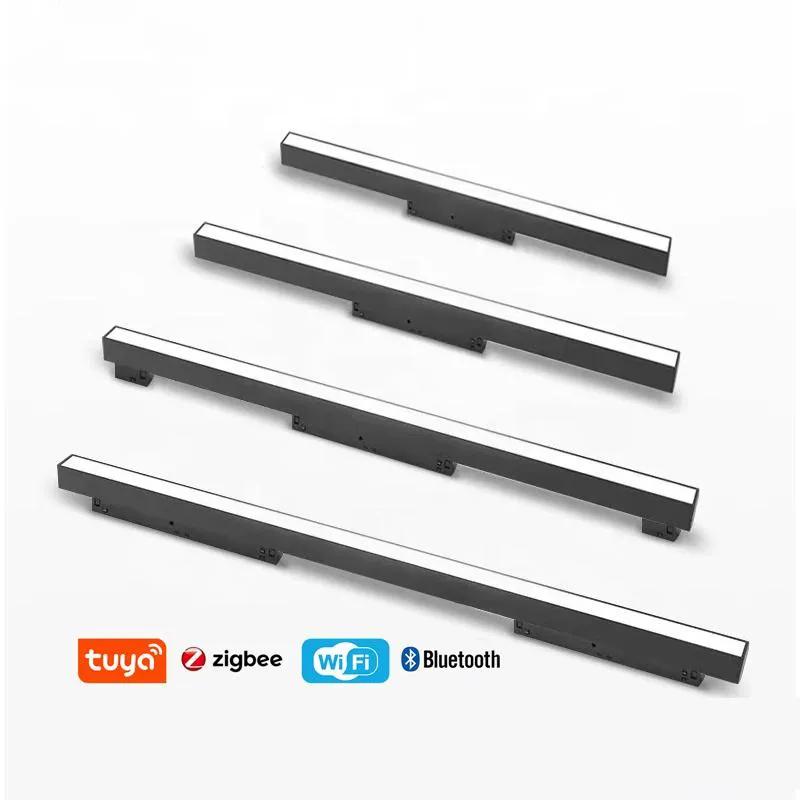 LED Magnetic Linear Light 20W 30W 4000K 6000K Dali Dim Waterproof Smart Sensor Plastic Hotel Ceiling Canteen Coffee Stock Cloth Store 0