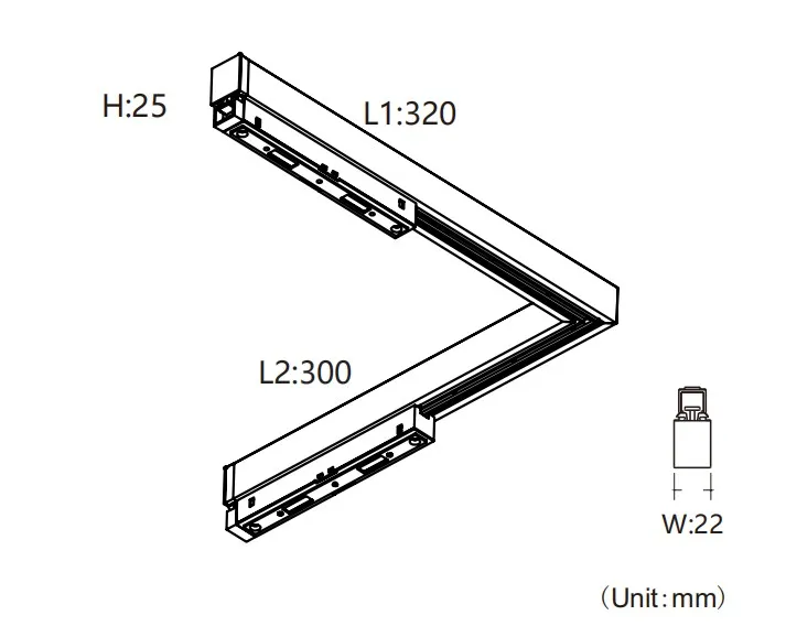 Magnetic Linear Light Dali Zigbee Waterproof IP20 LED SMD Slim Ceiling L Shape Museum Cafe Commercial Retail Cloth Store 1