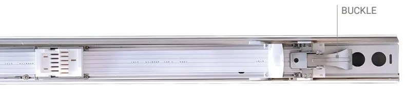 LED Track Linear Light Blue 2 Panel Plastic Fruit Shop Supermarket Warehouse Book Stock Workshop Bike Stock Office Cloth Shop 11