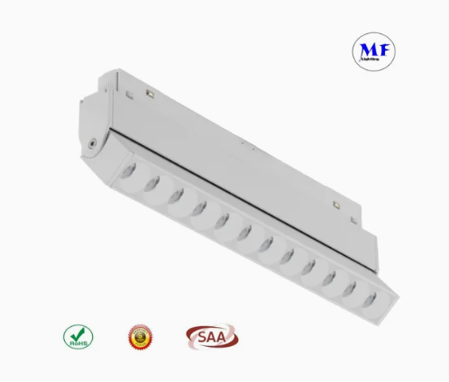 LED Track Linear Light Ra 90+ Plastic Retail Industrial Black White Supermarket Magnetic Shapeble Workshop Shop 1