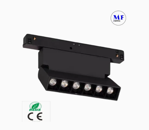 LED Track Linear Light Ra 90+ Plastic Retail Industrial Black White Supermarket Magnetic Shapeble Workshop Shop 0