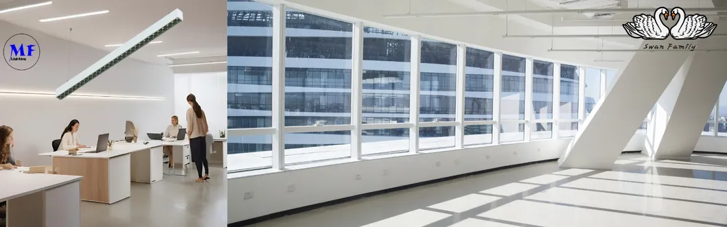 LED Track Linear Light Ra 90+ Plastic Retail Industrial Black White Supermarket Magnetic Shapeble Workshop Shop 5
