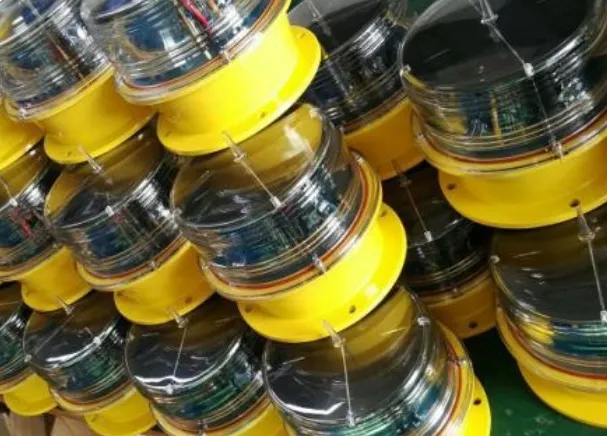 LED Solar Marine Lantern Light Photocell  Die-Casting GPS IP68 80m/S Wind Turbine Oil Offshore Platform 4