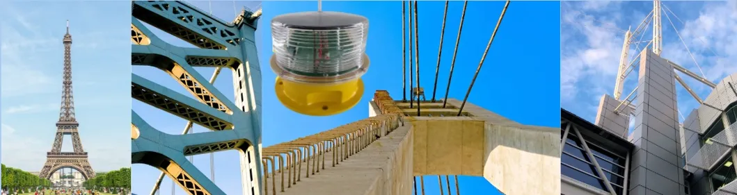 LED Solar Marine Lantern Light Photocell  Die-Casting GPS IP68 80m/S Wind Turbine Oil Offshore Platform 14