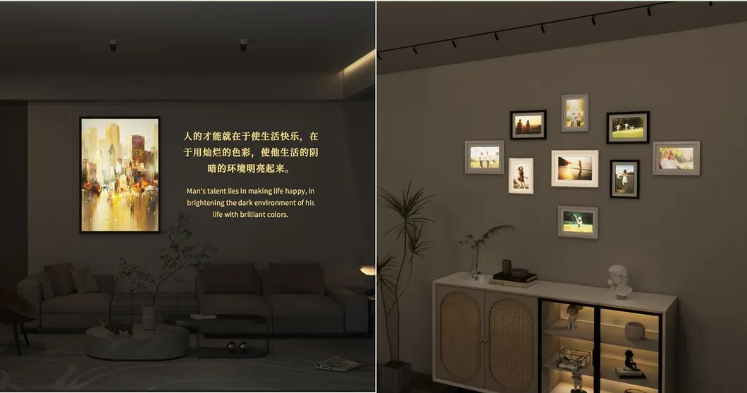 LED Logo Gobo Projector Light UV ND Zoomable Extended IP65 Ra97+ Contour Exhibition Center 19