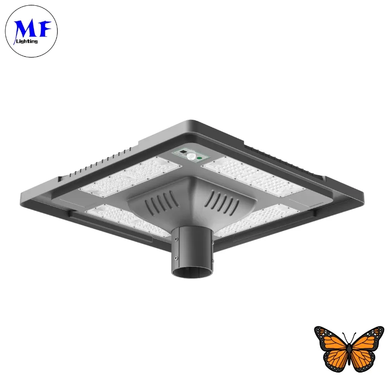 LED Solar Garden Street Wall Light Waterproof 40W IP65 Ik08 Park Path Sidewalks Pla School Court 2