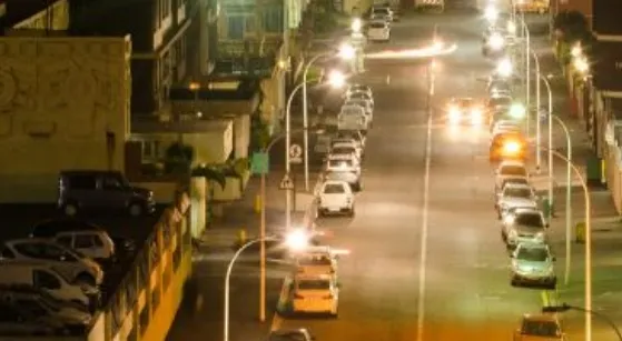 LED Street Garden Light Alu. Waterproof Pole Fast Silvery Installation Overpass Courtyard Road Wall 1