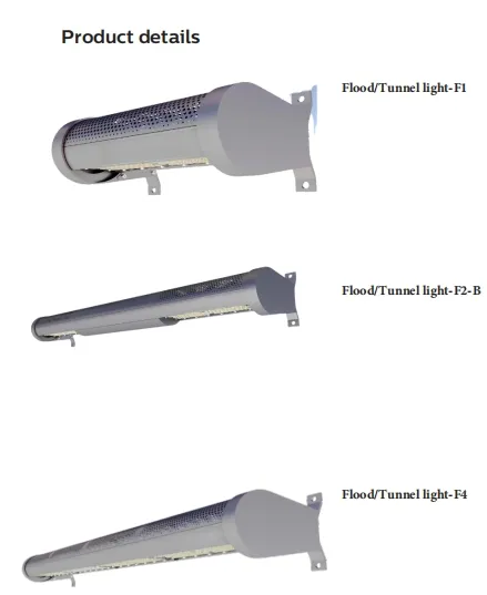 LED Garden Light Alu. Waterproof Pole Fast Installation IP66 Ik10 Highway Flood Underground Warehouse Mining Tunnel 3