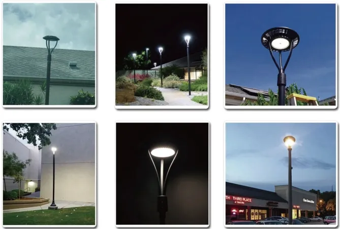 LED Garden Light Ajustable Anti-Moisture IP65 150W Waterproof 140lm/W Black Fairy Lawn Courtyard  Post Top 10
