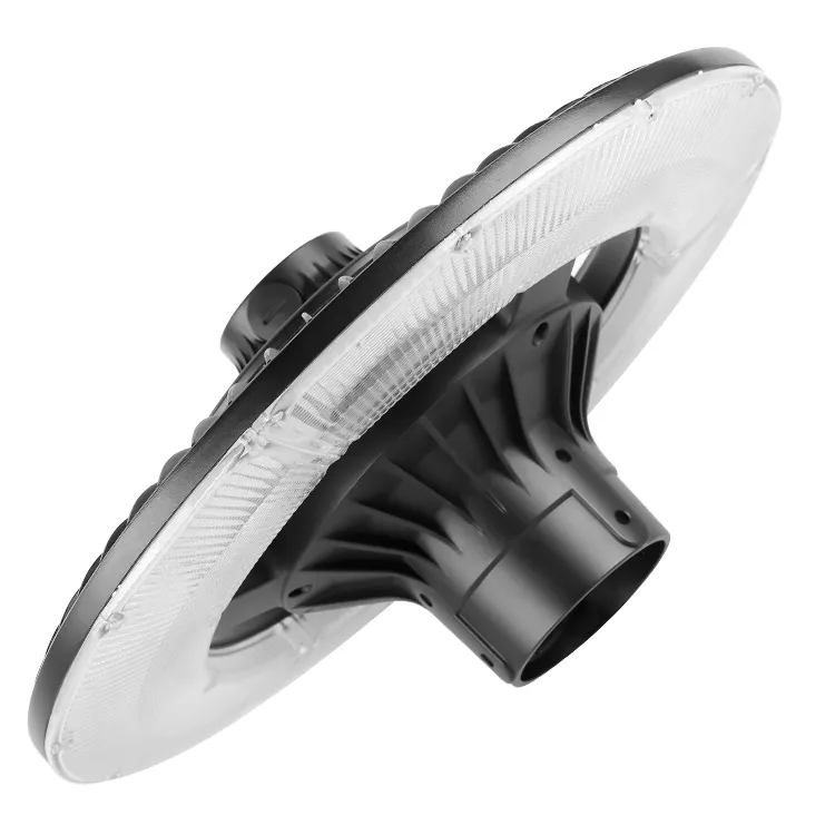 LED Garden Light Ajustable 150W IP65 Built-in Waterproof 130lm/W Round Black Courtyard Park Yard Post Top 4