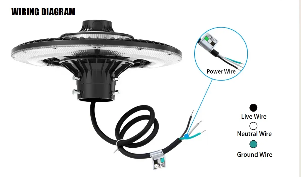 Energy-Saving LED Garden Post Light Pole Area Light 140lm/W Smart-Tuning 200W for Highway Rest Area Sports Complex Waterfront Promenade 6