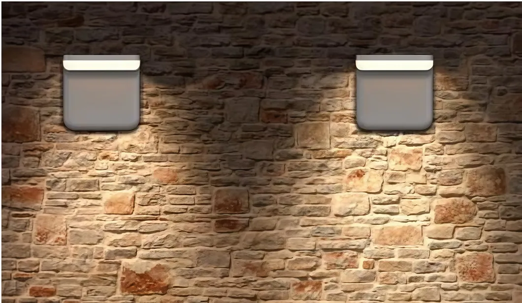 LED Solar Wall Light Modern Novel Smart Simple Lithium Battery Monocrystalline Black Solar IP66 Waterproof Die-Cast 2