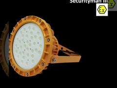 IP66 100W 150W 200W Atex Explosion Proof Anti Explosion Hanging UFO LED High Bay Light for Zone 1 Zo