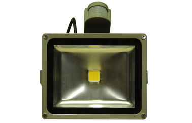 IP65 Ra 80 Sensor Waterproof LED Flood Light 30 Watt 2310lm Commercial Lighting